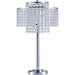 Kaitlyn Chrome 12"H Crystal Chrome Table Lamp - Olympia Furniture (Saint George, Utah)