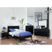 LENNART II Black & White Cal.King, E.King, Full, Queen, Twin Bed - Olympia Furniture (Saint George, Utah)