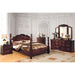 Tuscan II Glossy Dark Pine Queen Bed - Olympia Furniture (Saint George, Utah)