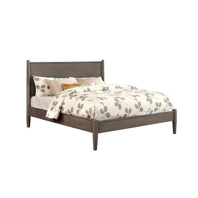 LENNART I Gray & Oak Full Twin Bed - Olympia Furniture (Saint George, Utah)