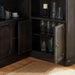 Voltaire Gray Curio Cabinet - Olympia Furniture (Saint George, Utah)
