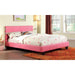 Evans Bed Espresso & Pink - Olympia Furniture (Saint George, Utah)