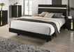 Lillestrom E.King, Queen, Full, & Full Bed Black & White - Olympia Furniture (Saint George, Utah)