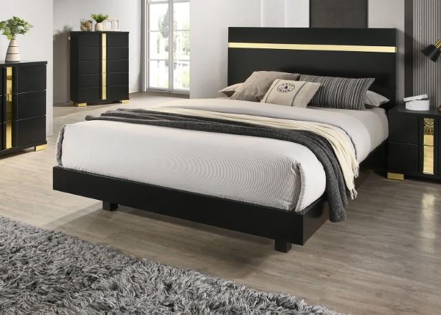 Lillestrom E.King, Queen, Full, & Full Bed Black & White - Olympia Furniture (Saint George, Utah)