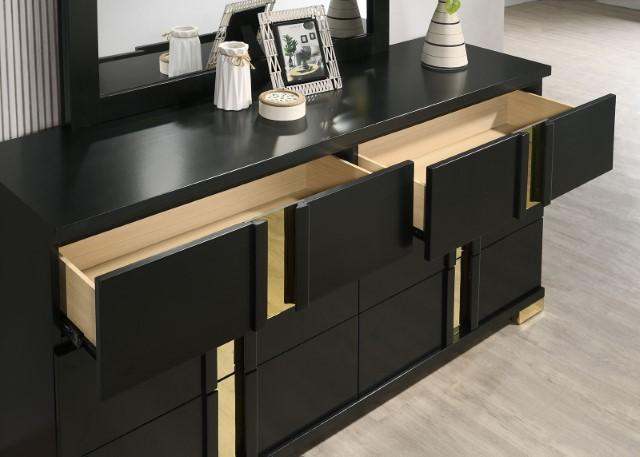 Lillestrom E.King, Queen, Full, & Full Bed Black & White - Olympia Furniture (Saint George, Utah)
