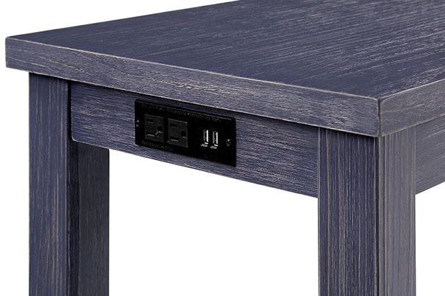 Caerleon 3 & 4 Piece Counter Ht. Set Gray & Blue - Olympia Furniture (Saint George, Utah)
