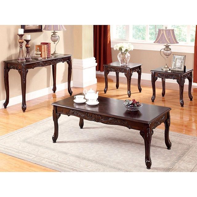 Cheshire Dark Cherry 3 Pc. Coffee Table Set - Olympia Furniture (Saint George, Utah)