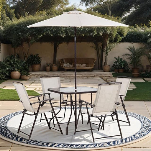 Fallone 7 Pc. Outdoor Dining Set - Olympia Furniture (Saint George, Utah)