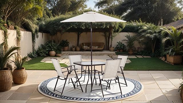 Fallone 7 Pc. Outdoor Dining Set - Olympia Furniture (Saint George, Utah)