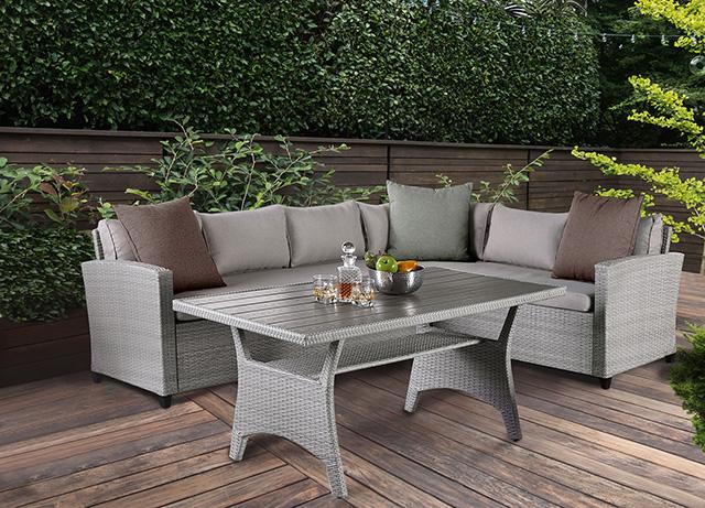 Kimara 3 & 5 Piece. Patio Dining Set - Olympia Furniture (Saint George, Utah)
