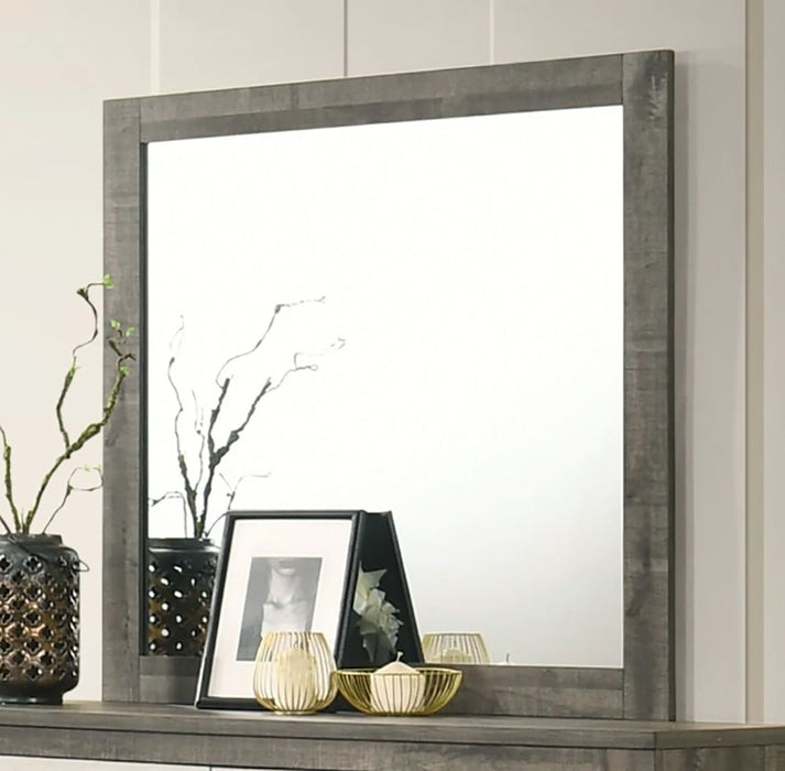 Crown Mark Furniture Rhett Dresser Mirror in Gray - Olympia Furniture (Saint George, Utah)