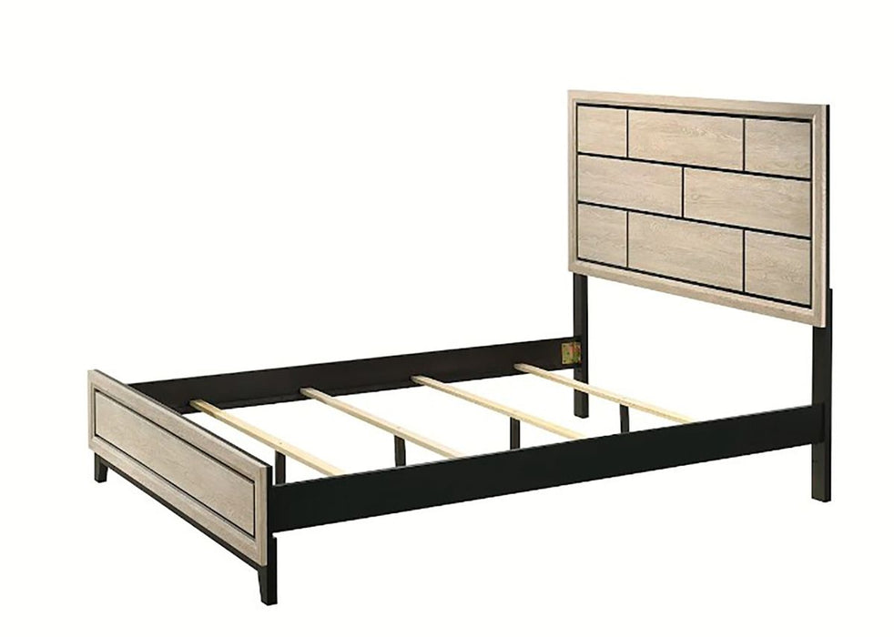 Crown Mark Furniture Akerson Queen Panel Bed in Beige B4630-Q - Olympia Furniture (Saint George, Utah)