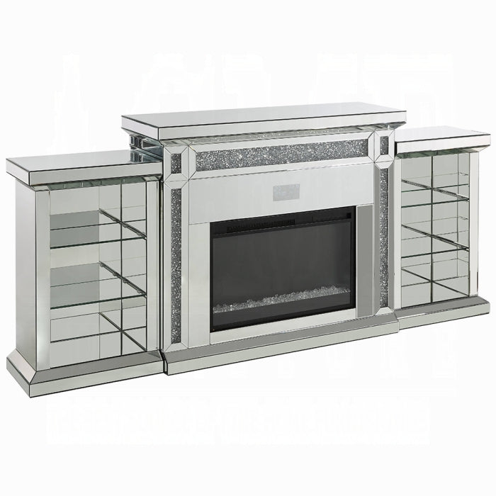 Noralie Fireplace With LED and Bluetooth - Olympia Furniture (Saint George, Utah)