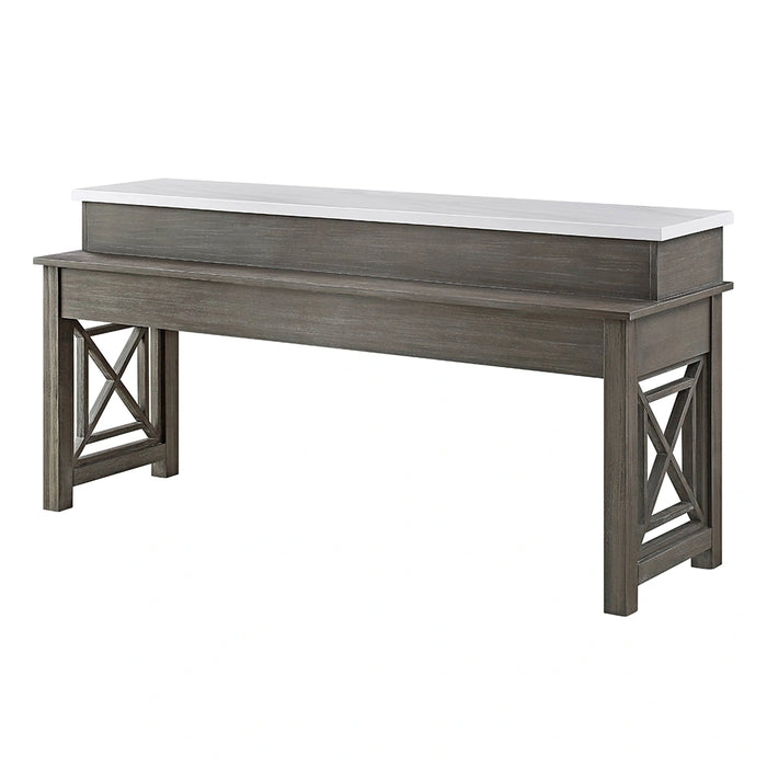 4Pc Pack Counter Height Table Set w/USB