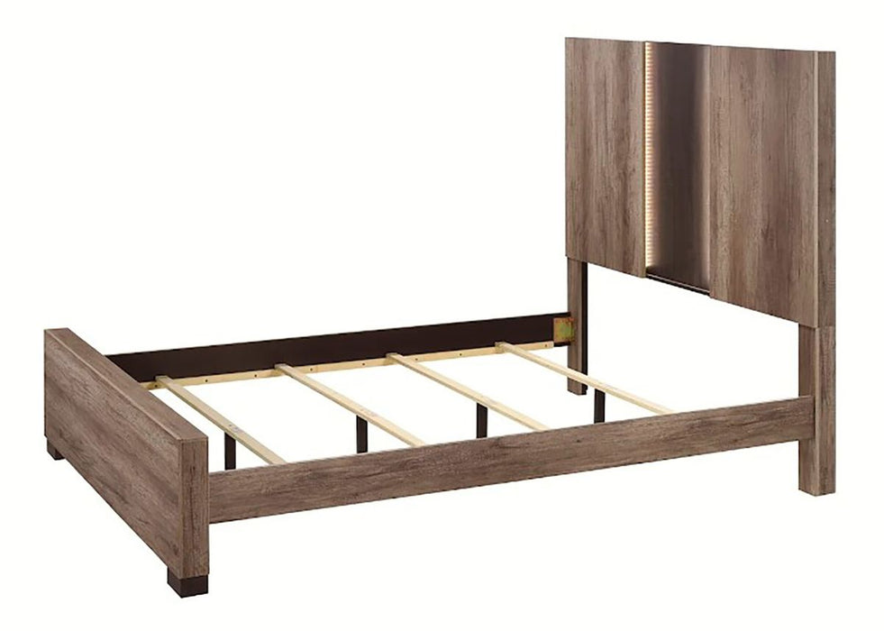 Crown Mark Furniture Rangley Queen Panel Bed in Brown B6830-Q - Olympia Furniture (Saint George, Utah)