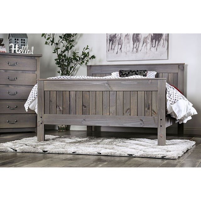 Rockwall Bed Grey & White - Olympia Furniture (Saint George, Utah)