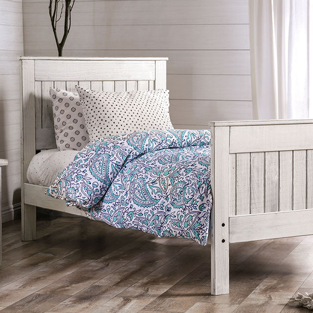 Rockwall Bed Grey & White - Olympia Furniture (Saint George, Utah)