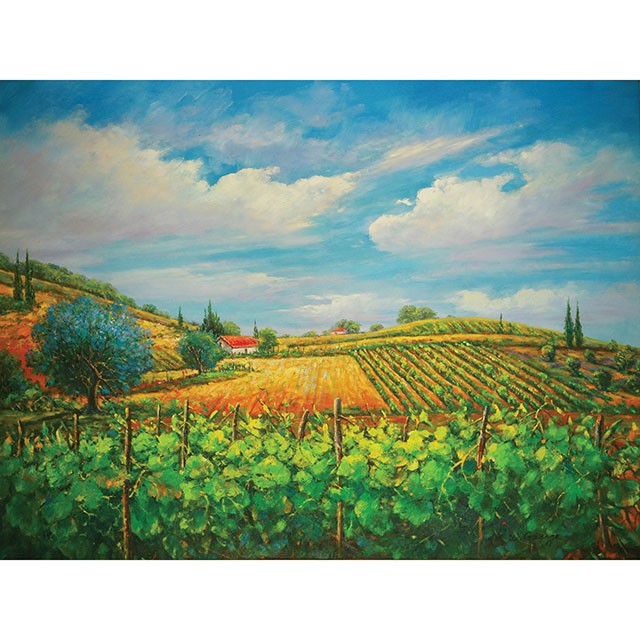 Summer In Napa Printed Canvas Painting - Olympia Furniture (Saint George, Utah)
