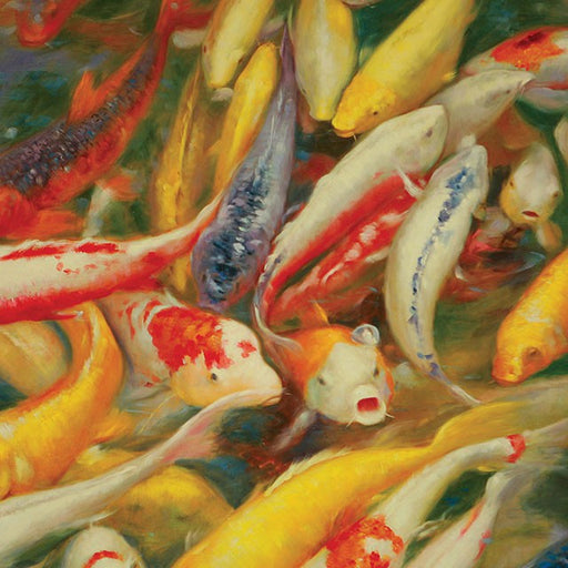Koi Printed Canvas Painting - Olympia Furniture (Saint George, Utah)