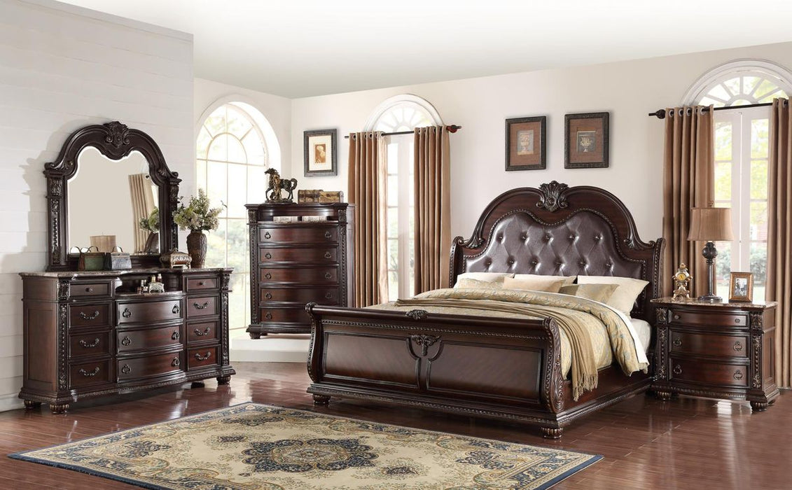 Crown Mark Stanley Queen Bed - Olympia Furniture (Saint George, Utah)