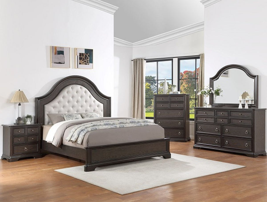 Crown Mark Furniture Duke Nightstand in Dark Brown - Olympia Furniture (Saint George, Utah)