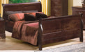 Crown Mark Furniture Louis Philip King Bed in Dark Cherry - Olympia Furniture (Saint George, Utah)