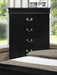 Crown Mark Furniture Louis Philip Drawer Chest in Black - Olympia Furniture (Saint George, Utah)