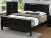 Crown Mark Furniture Louis Philip King Bed in Black - Olympia Furniture (Saint George, Utah)