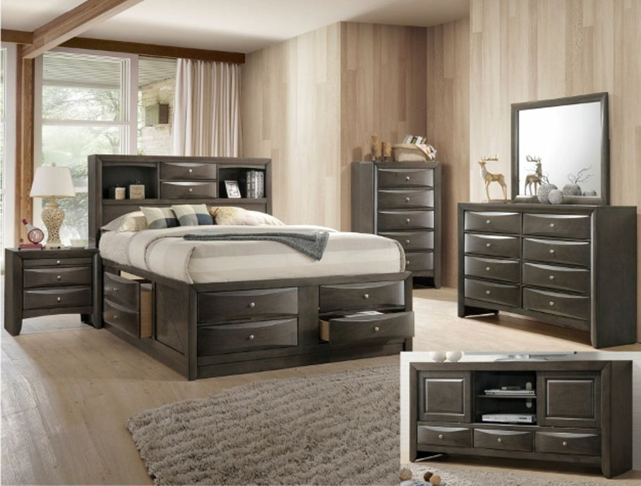 Crown Mark Emily Mirror in Grey - Olympia Furniture (Saint George, Utah)