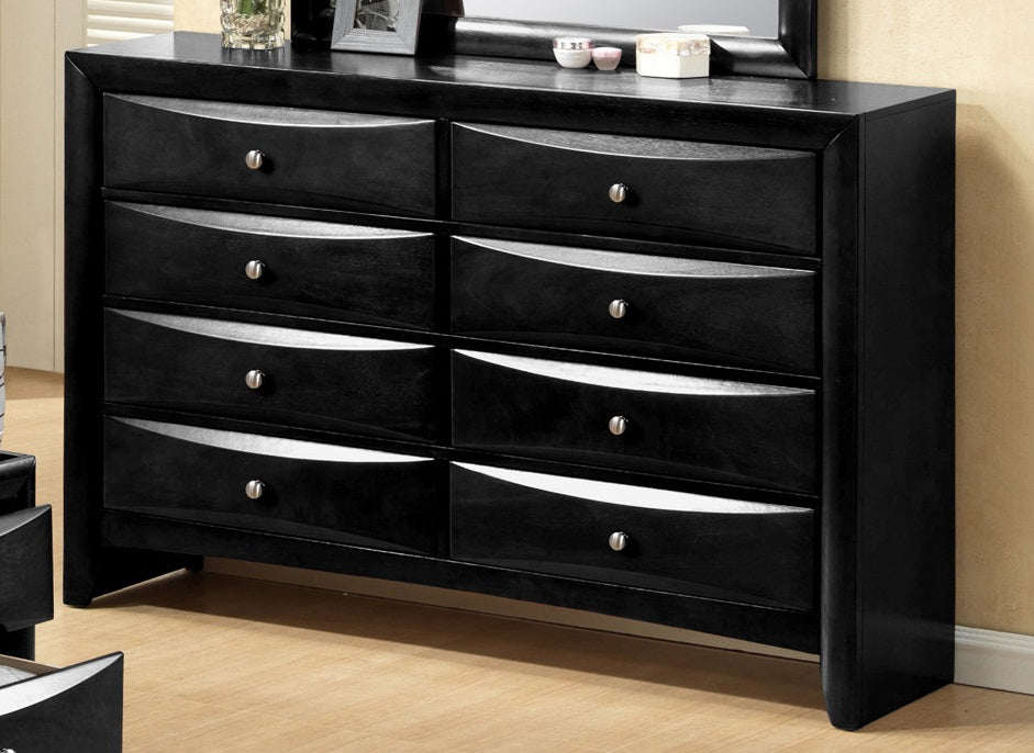 Crown Mark Furniture Emily Dresser in Black - Olympia Furniture (Saint George, Utah)