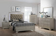 Crown Mark Lyssa Mirror in Embossed Crocodile Pattern - Olympia Furniture (Saint George, Utah)
