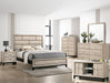 Crown Mark Furniture Akerson Full Panel Bed in Beige B4630-F - Olympia Furniture (Saint George, Utah)