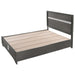 Crown Mark Regata Queen Storage Bed in Grey - Olympia Furniture (Saint George, Utah)