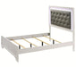 Crown Mark Furniture Lyssa Queen Upholstered Bed in White B4310-Q - Olympia Furniture (Saint George, Utah)
