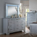 Crown Mark Furniture Lillian Mirror in Silver - Olympia Furniture (Saint George, Utah)