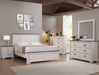 Crown Mark Furniture Leighton Queen Panel Bed in White B8180-Q - Olympia Furniture (Saint George, Utah)