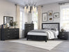 Crown Mark Furniture Jaylen 5 Drawer Chest in Black - Olympia Furniture (Saint George, Utah)