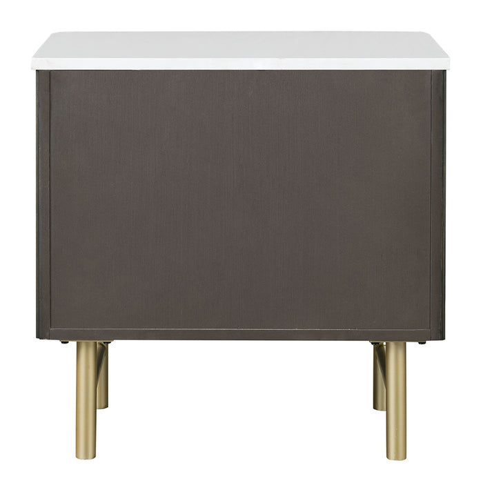 Nightstand w/Marble Top