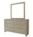 Crown Mark Furniture Jaylen Dresser Mirror in Gray - Olympia Furniture (Saint George, Utah)