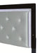 Crown Mark Furniture Jaylen King Upholstered Panel Bed in Black - Olympia Furniture (Saint George, Utah)