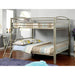Lovia Metallic Gold Full/Full Bunk Bed - Olympia Furniture (Saint George, Utah)