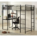 Sherman Silver/Gun Metal Full & Queen Bed w/ Workstation - Olympia Furniture (Saint George, Utah)