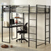 Sherman Silver/Gun Metal Full & Queen Bed w/ Workstation - Olympia Furniture (Saint George, Utah)