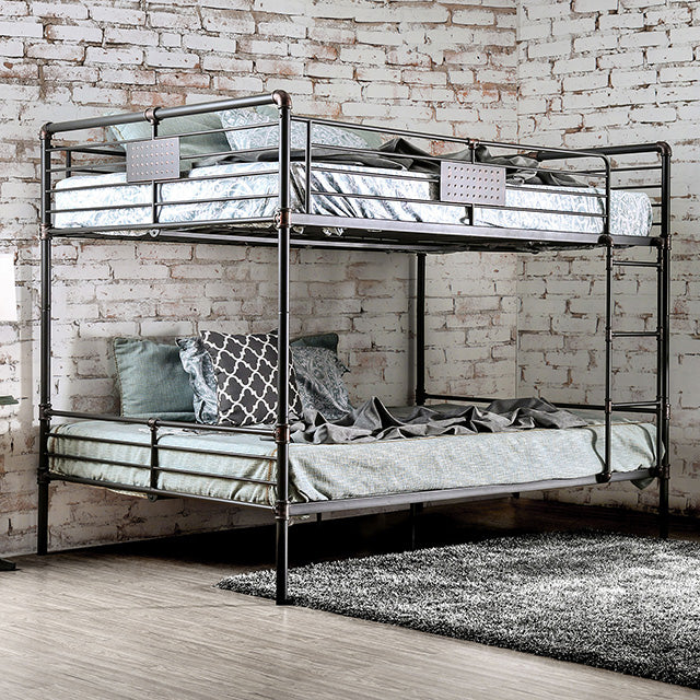 Olga I Antique Black Full/Full Bunk Bed - Olympia Furniture (Saint George, Utah)