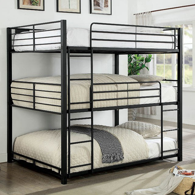 Olga I Antique Black Full/Full Bunk Bed - Olympia Furniture (Saint George, Utah)