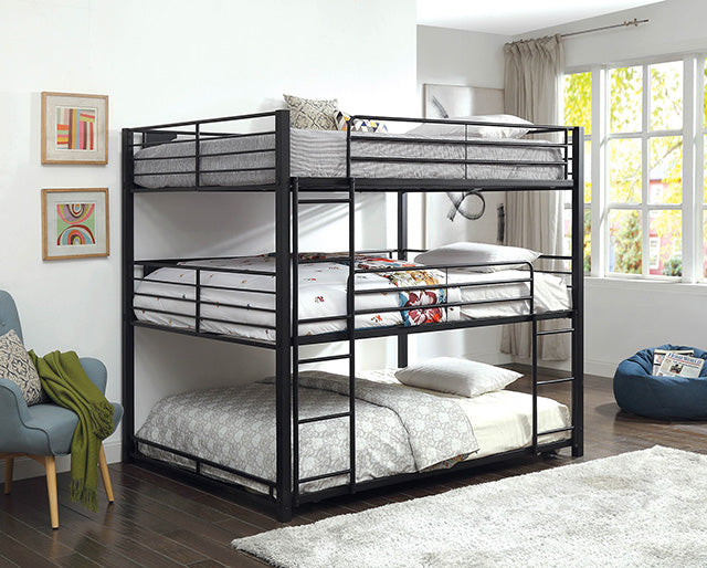 Olga I Antique Black Full/Full Bunk Bed - Olympia Furniture (Saint George, Utah)