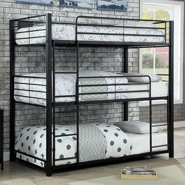 Olga I Antique Black Full/Full Bunk Bed - Olympia Furniture (Saint George, Utah)
