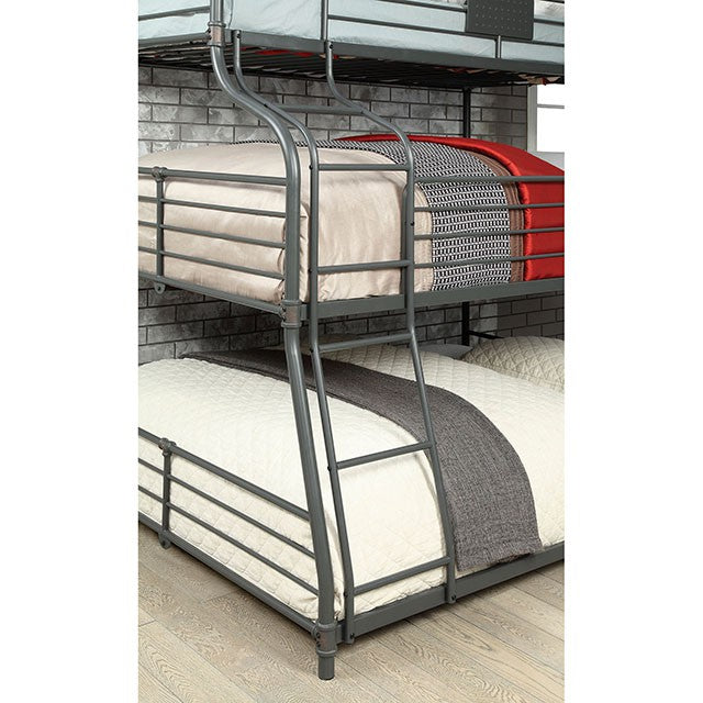 Olga III Sand Black Twin/Full/Queen Bunk Bed - Olympia Furniture (Saint George, Utah)