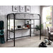 Opal Iii Black & Silver Twin Loft Bed - Olympia Furniture (Saint George, Utah)