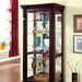 TULARE Dark Cherry Curio - Olympia Furniture (Saint George, Utah)